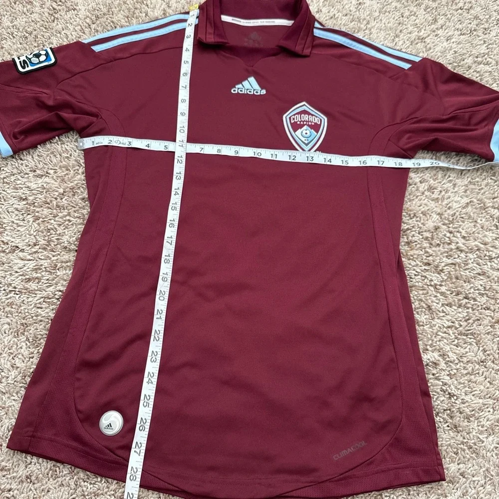 Adidas Colorado Rapids 2008 2009 MLS Soccer Jersey Burgundy Small E79074 AZB001